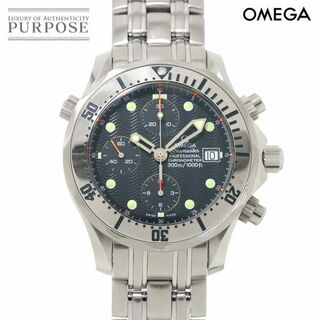 オメガ(OMEGA)のオメガ OMEGA シーマスター プロフェッショナル クロノグラフ 2598 80 メンズ 腕時計 デイト ネイビー 自動巻き Seamaster VLP 90234177(腕時計(アナログ))