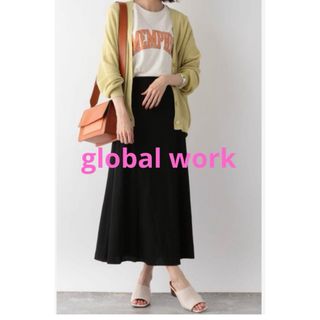 GLOBAL WORK - レディース新品　GLOBAL WORK カットリブマーメイド　スカート