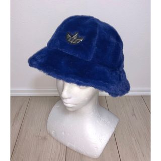 adidas - 美品 adidas オリジナルス ファー バケットハット メトロハット ブルー