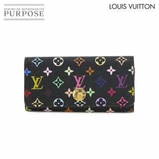 LOUIS VUITTON - ルイ ヴィトン LOUIS VUITTON モノグラム マルチカラー ミュルティクレ4 4連 キーケース ノワール M60044 VLP 90234700