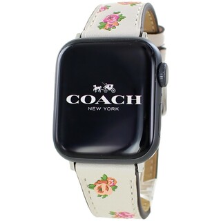 コーチ(COACH)のコーチ アップルウォッチ ベルト バンド 交換 ブランド レディース　花柄(腕時計)