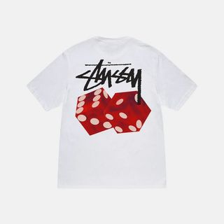 ステューシー(STUSSY)のSTUSSY ステューシー 半袖 Tシャツ  ホワイト 白  L(Tシャツ/カットソー(半袖/袖なし))