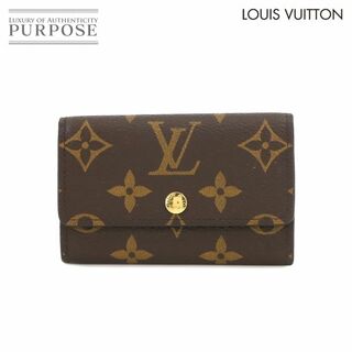 ルイヴィトン(LOUIS VUITTON)の未使用 展示品 ルイ ヴィトン LOUIS VUITTON モノグラム ミュルティクレ6 6連 キーケース ブラウン M62630 VLP 90235720(キーケース)