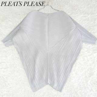 PLEATS PLEASE ISSEY MIYAKE - プリーツプリーズ 美品✨22AW トライアングルプリーツチュニック グレー