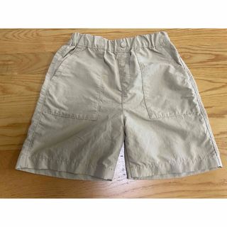 ユニクロ(UNIQLO)のUNIQLO ユニクロ　撥水ショートパンツ　size120 ベージュ(パンツ/スパッツ)