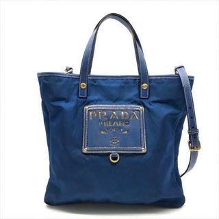 プラダ(PRADA)のPRADA プラダ ナイロン サフィアーノ 2WAY ハンド ショルダー バッグ ブルー k1975(ショルダーバッグ)