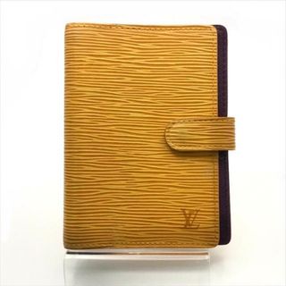 ルイヴィトン(LOUIS VUITTON)のLOUIS VUITTON ルイヴィトン エピ アジェンダ イエロー 手帳 カバー メモ帳 a3508(その他)