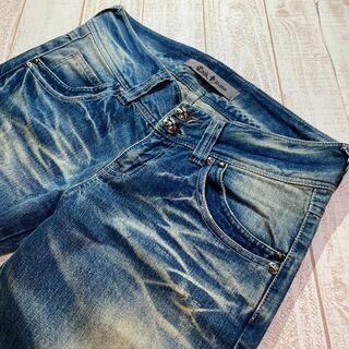 【Cook jeans】クックジーンズ ヴィンテージ加工 ストレートデニムパンツ(デニム/ジーンズ)