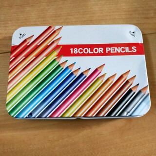 色鉛筆 18色セット 中身はほぼ未使用
