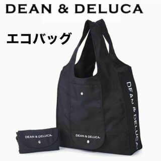 DEAN & DELUCA - DEAN&DELUCA　エコバッグ　ブラック　黒　折り畳み　トートバッグ