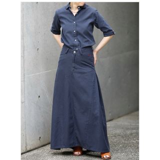 マディソンブルー(MADISONBLUE)のMADISONBLUES 5POCKET LONG SK REMAKE L.BS(ロングスカート)