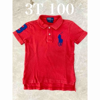 ポロラルフローレン(POLO RALPH LAUREN)のポロラルフローレン　赤ポロシャツ　3T 100(Tシャツ/カットソー)