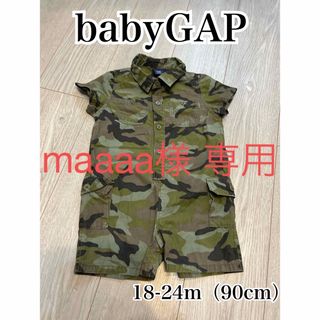 babyGAP - babyGAP 18-24m（90cm）迷彩 ロンパース