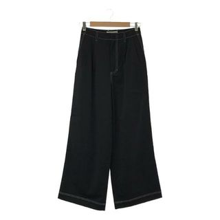 TODAYFUL - TODAYFUL / トゥデイフル | 2021AW | Satin Stitch Trousers サテンステッチトラウザーズ パンツ | 38 | ブラック | レディース