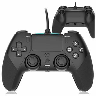 【新品】PS4/PC コントローラー有線/振動/背面ボタン/ゲームパッド(その他)