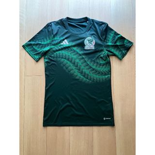 アディダス(adidas)のメキシコ代表　アディダス　半袖　S グリーン　160cm mexico サッカー(ウェア)