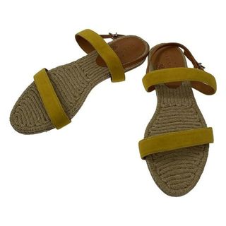 【美品】  RHC Ron Herman / アールエイチシーロンハーマン | × MARISA REY Espadrille Flat Sandals フラットサンダル | 36 | イエロー/ベージュ | レディース(サンダル)