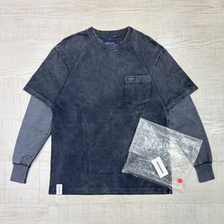 DESCENDANT - 18aw DESCENDANT ヴィンテージ 加工 レイヤード Tシャツ