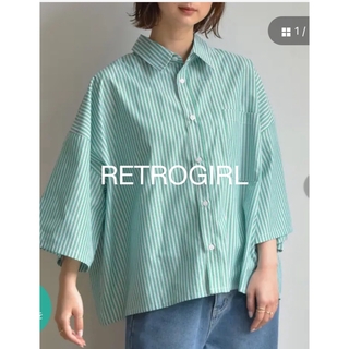 RETRO GIRL - レディース　ストライプシャツ　RETRO GIRL