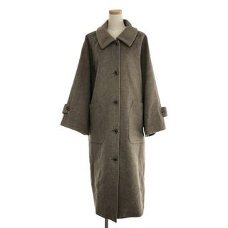 【美品】  CREDONA / クレドナ | ラグランウールロングコート | F | GREY BEIGE | レディース(その他)