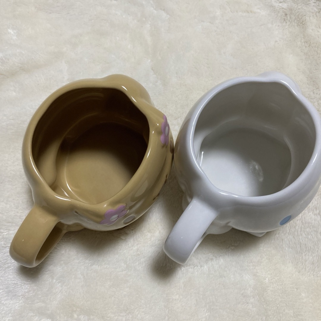 レトロ】シナモロール&モカ ダイカットマグカップ 2つセット