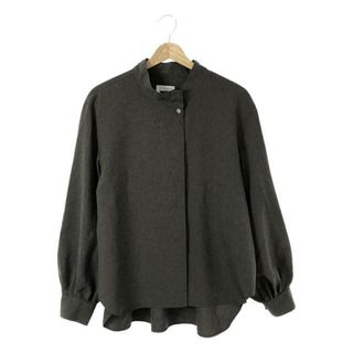 foufou / フーフー | high neck blouse ハイネックブラウス | F | グレー | レディース(シャツ/ブラウス(長袖/七分))