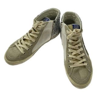 GOLDEN GOOSE - 【新品】  GOLDEN GOOSE / ゴールデングース | 2023SS | SLIDE NET AND GLITTER UPPER スニーカー | 38 | ベージュ×シルバー | レディース