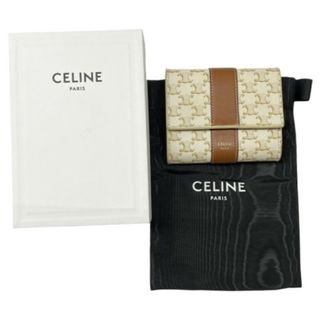 セリーヌ(celine)の◆◆CELINE セリーヌ 白/茶(財布)