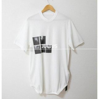 ユリウス(JULIUS)の極美品 ユリウス ラウンド クルーネック 半袖 プリント Tシャツ カットソー(Tシャツ/カットソー(半袖/袖なし))