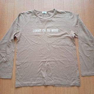 COMME CA DU MODE - (46)COMME CA DU MODE　size150　茶色Ｔシャツ　コムサ