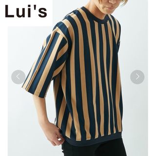 ルイス(Lui's)のLui's ストライプポンチ プルオーバー ドラマわたナギ瀬戸康史さん着用モデル(Tシャツ/カットソー(半袖/袖なし))