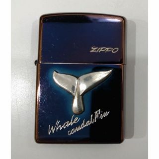 ZIPPO - 1462j 1997年製 Zippo オイルライター ホエールフィン ブルー