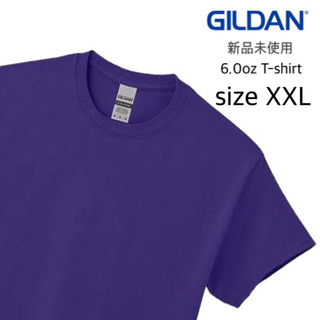GILDAN - 【ギルダン】新品未使用 ウルトラコットン 6oz 無地 半袖Tシャツ 紫 2XL