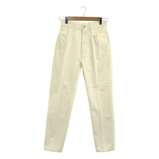 【新品】  LOEFF / ロエフ | 13.5OZ ホワイトデニム テーパードパンツ | 0 | ホワイト | レディース(その他)