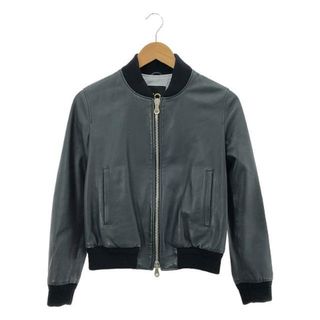 CINQUANTA / チンクワンタ | BOMBER BLOUSON ナッパレザー ボンバージャケット | 36 | ブラック | レディース(その他)