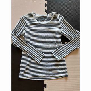 ムジルシリョウヒン(MUJI (無印良品))のボーダーTシャツ　無印良品(シャツ/ブラウス(長袖/七分))