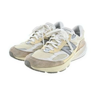 ニューバランス(New Balance)のNew Balance ニューバランス スニーカー 27cm ベージュxグレー 【古着】【中古】(スニーカー)