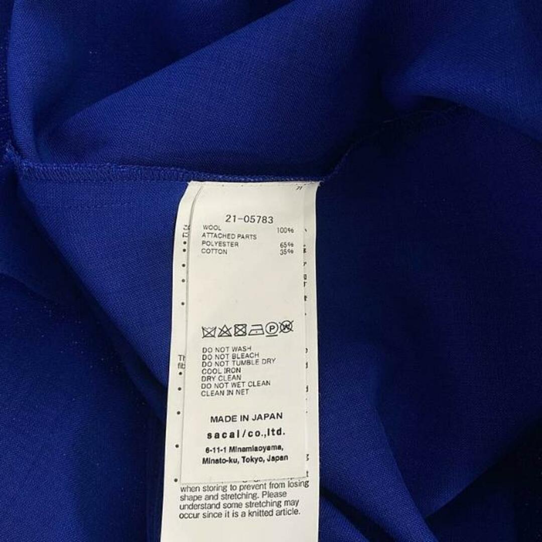 sacai - 【美品】 sacai / サカイ | Suiting Mix Shirt / 異素材 sacai - 【美品】 sacai / サカイ | Suiting Mix Shirt / 異素材