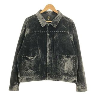 Needles - Needles / ニードルス | 2022AW | M.W. Jean Jacket スタースタッズ コーデュロイジャケット | M | ブラック | メンズ