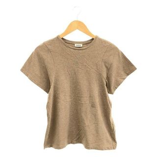 ドゥーズィエムクラス(DEUXIEME CLASSE)のDeuxieme Classe / ドゥーズィエムクラス | 【TOTEME / トーテム】コットン クルーネック Tシャツ | S | ブラウン | レディース(Tシャツ(半袖/袖なし))