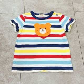 ミキハウス(mikihouse)の【 美品 】 ミキハウス ホットビスケッツ 半袖 Tシャツ 90cm(Tシャツ/カットソー)