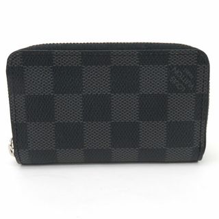 ルイヴィトン(LOUIS VUITTON)のルイ ヴィトン LOUIS VUITTON コインケース ダミエグラフィット ジッピーコインパース ダミエグラフィットキャンバス ダークグレー メンズ N63076 送料無料【中古】 h29161f(コインケース/小銭入れ)