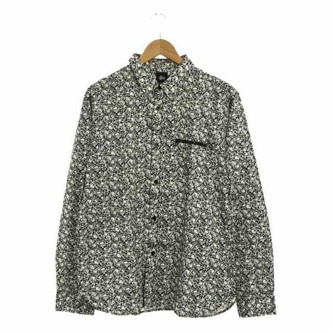 STUSSY - 【新品】 STUSSY / ステューシー | ドクロ総柄シャツ STUSSY - 【新品】 STUSSY / ステューシー | ドクロ総柄シャツ