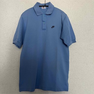 ナイキ(NIKE)の【NIKE】ポロシャツ　ブルー　メンズ　Lサイズ(Tシャツ/カットソー(半袖/袖なし))