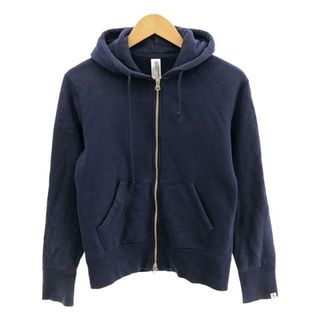 ループウィラー(LOOPWHEELER)のLOOPWHEELER / ループウィラー | × BEAMS PLUS ビームスプラス別注 SLIM FIT ジップアップ スウェットパーカー | M | ネイビー | メンズ(スウェット)