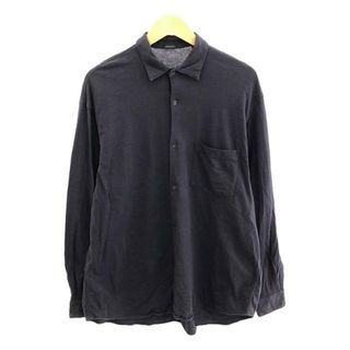 コモリ(COMOLI)のCOMOLI / コモリ | 2023SS | コットンジャージ コモリシャツ / X01-05016 | 2 | Navy | メンズ(Tシャツ/カットソー(七分/長袖))