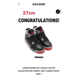 ナイキ(NIKE)のNike Air Jordan 4 Retro Bred Reimagined(スニーカー)