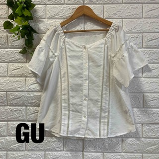 GU - 【GU】ジーユー ブラウス フリル袖