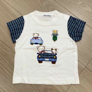 ファミリア(familiar)のfamiliar ファミリア ファミちゃん バースデー Tシャツ 80(Ｔシャツ)