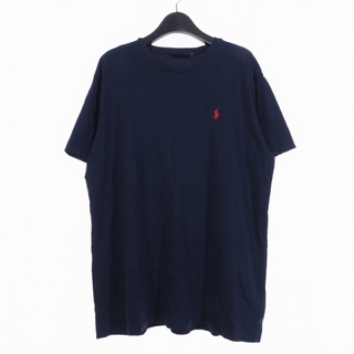ラルフローレン(Ralph Lauren)のラルフローレン RALPH LAUREN Tシャツ 半袖 ロゴ 刺繡 M ブルー(Tシャツ/カットソー(半袖/袖なし))